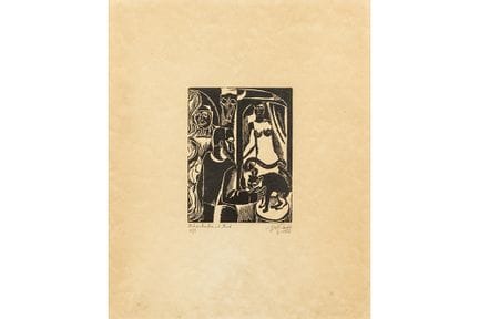CANTRE JOZEF (1890–1957)
Belgischer Holzschnitt au