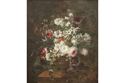 « Nature morte » du XVIIIe siècle, huile sur toile
