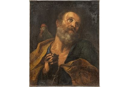 Ölgemälde auf Leinwand (auf Leinwand) aus dem 17. 