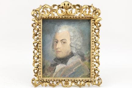 18e/19e siècle Pastel italien sur carton avec un p