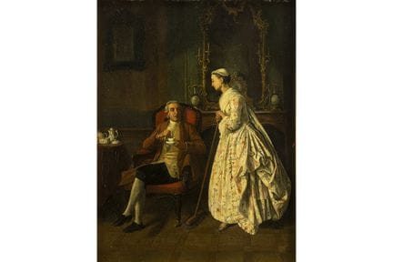 BLES DAVID JOSEPH (1821 - 1899)
Huile sur panneau 