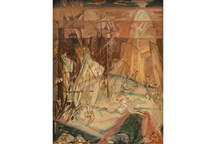 BERTHOLLE JEAN (1909 - 1996)
20th Cent. French oil