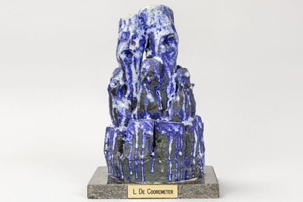 20/21st Cent. sculpture in glazed ceramic - signed