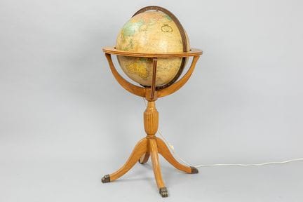 Replogle Globes marked vintage 'heirloom globe' in