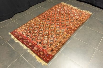 quite large 'antique' Yomouth Teke in wool on wool
