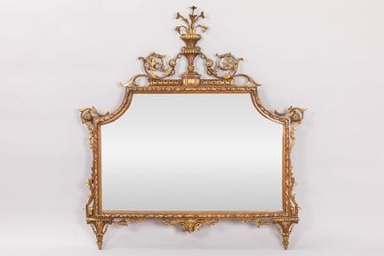 specchio con cornice in stile Regency del XIX seco