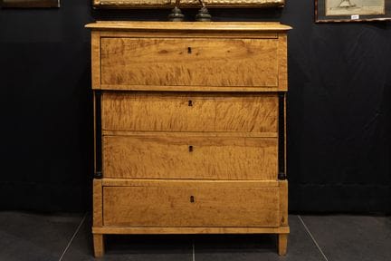 Antico comò da ufficio in stile Biedermeier neocla