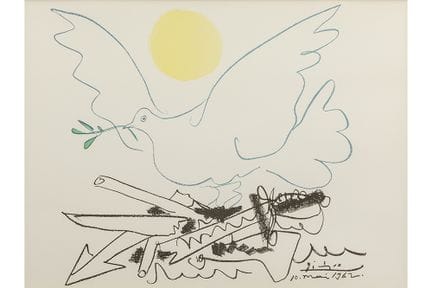 PICASSO PABLO (1881 - 1973)
Picasso plate signed p