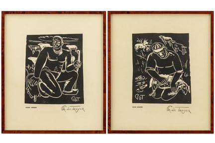 DE TROYER PROSPER (1880 - 1961)
two Prosper De Tro
