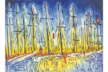 LESSARD RÉAL (n. 1939)
óleo sobre lienzo - firmado