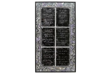 21st Cent. mixed media titled on the back "Hakawat