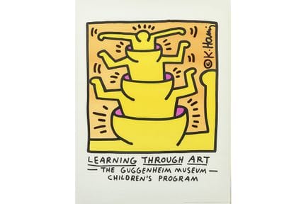 HARING KEITH (1958 - 1990)
Keith Haring plate sign