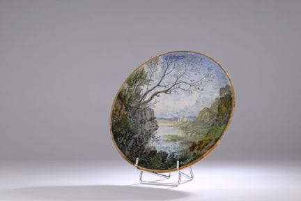 Michel BOUQUET (1807-1890). Paisaje lacustre
Plato
