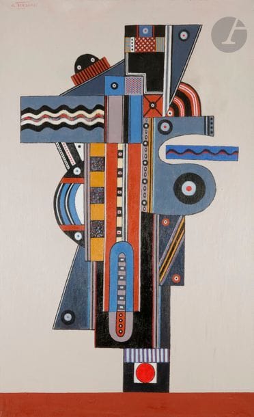 Georges TERZIAN (né en 1939)
Le Baron, 2006
Huile sur toile.
Signée en haut à gauche.
Signée, datée et titrée au dos.
146 x 89 cm