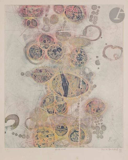 Shoichi HASEGAWA [japonais] (né en 1929)
Envol, 1973
Eau-forte et aquatinte.
Signée, titrée et annotée "E.A".
59 x 48 cm