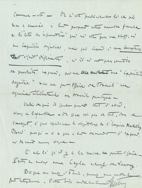 LYAUTEY Hubert (1854-1934) maréchal de France [AF 1912, 14e f].
11 L.A.S. « Lyautey » et une L.S., 1926-1931, à J. Couturier de Chassaigne ; 22 pages formats divers, enveloppes.

Sur l’organisation de l’Exposition coloniale, et notamment sur les démarches et négociations pour lever les réticences de l’Angleterre à y participer. Lyautey regarde la participation de l’Angleterre « comme si profondément désirable et essentielle » (19 novembre 1927). Il propose une « nouvelle formule de la “Cité des informations” qui n’est pas un bluff, ni une Exposition déguisée, mais qui répond à une conception tout à fait différente, ou il n’est pas question de produits exposés », mais qui sera « un pur Office de Travail, un organisme intellectuel de travail pratique » (15 septembre 1929)… Etc. On joint une minute de réponse.