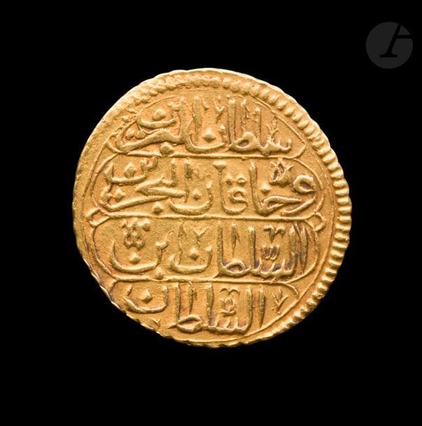 OTTOMANS
Mahmud Ier (1142-1167 H / 1730-54) 
Sultani d’or à la tughra de Mahmud I, daté 1143 H / 1730, Misr (Égypte).
Poids : 2,6 g
TTB