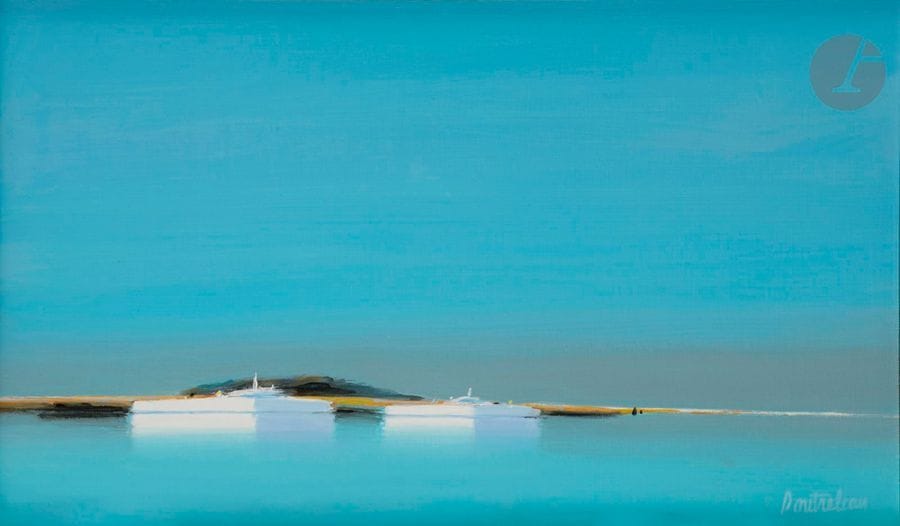 Pierre DOUTRELEAU (né en 1938)
Bateaux en Camargue
Huile sur panneau.
Signée en bas à droite.
27 x 46 cm