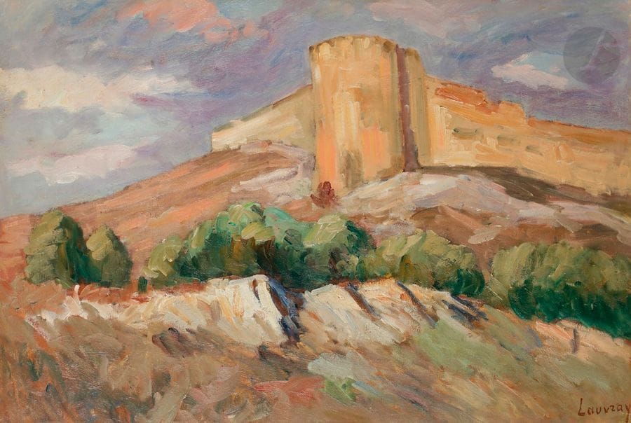 Abel LAUVRAY (1870-1950)
Tour, fort Saint-André
Huile sur carton contrecollé sur toile.
Signée en bas à droite.
50 x 73 cm

Bibliographie : 
Yves et Lionel Jaubert, Abel Lauvray (1870-1950) - Catalogue Raisonné, Paris, 1991, Les Éditions de l’Amateur, n°468, p.154.