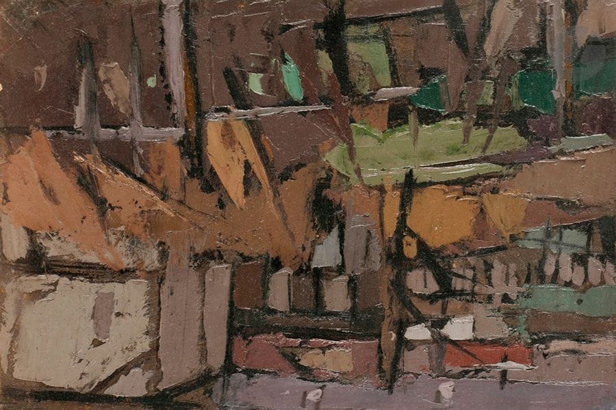 Frédéric FIEBIG (1885-1953)
Meudon
Huile sur carton doublé.
Non signée.
(Restauration dans un angle).
27 x 40 cm

Certifié par Raya Fiebig, fille de l’artiste, au dos.