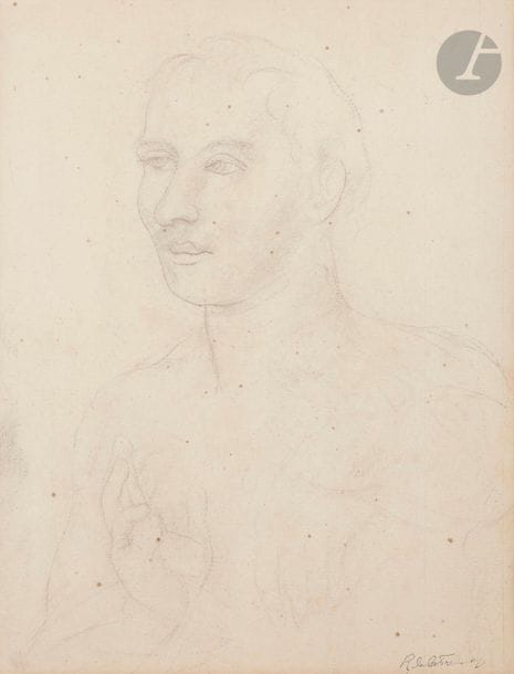 Roger de LA FRESNAYE (1885-1925)
Étude d'homme
Crayon.
Porte le timbre de l'atelier.
30.5 x 23.5 cm