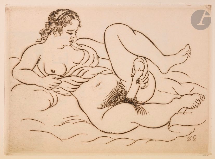 [FLEURET (Fernand].
Le Carquois du sieur Louvigné du Dézert roüennois d’après les fragments d’un Manuscrit inédit, et précédé d’une vie de l’Auteur par son Fils.
Paris : Aux éditions du monde nouveau, 1923. — In-8, 250 x 192 : frontispice, 128 pp., 4 planches, couverture imprimée. Demi-chagrin vert foncé à coins, filets dorés, dos à nerfs, tête dorée, non rogné, couverture et dos conservés (reliure du temps).

Dutel, 1158. - Pia, 176.

Belle édition de ce texte dû à Fernand Fleuret, publié pour la première fois en 1912. Au dire d’Apollinaire, il s’agit d’ « une supercherie littéraire très supérieure à celle de Mérimée », qui dupa nombres d’écrivains dont Francis Jammes. Grace à ce pastiche, Fleuret gagna ainsi une solide réputation de poète.

Cette édition fut tirée à 251 exemplaires et illustrée de 44 vignettes gravées sur bois, dont 32 bandeaux et 12 culs-de-lampe, et de 5 burins originaux hors texte de Demetrius Galanis.

Un des 235 exemplaires sur vélin de Hollande Van Gelder Zonen.

Exemplaire très bien conservé malgré le dos uniformément bruni.