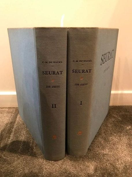 Georges Seurat - Son oeuvre, Catalogue Raisonné, C. M. de Hauke, Grund Paris, 2 volumes, ex.396/550