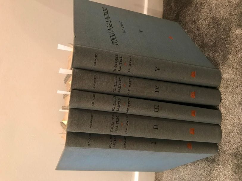 Henri de Toulouse-Lautrec - Son oeuvre, M. G. Dortu, catalogue raisonné, 6 volumes, ex. 933/1450