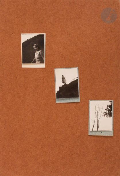 Josef Bartuska (1898-1963) 
Femme. Roseaux, 1938. 
Deux (2) compositions constituées chacune de trois (3) épreuves argentiques d’époque contrecollées sur cartons. Annotation et date manuscrites à l’encre noire en haut à gauche du montage (1). 
Format moyen : 4,5 x 3 cm 

Josef Bartuska (1898-1963) 
Woman. Reeds, 1938. 
Two compositions, composed of three vintage gelatin silver prints each, mounted on cardboard. Handwritten annotation and date (1) on the mount.
Average size: 4.5 x 3 cm