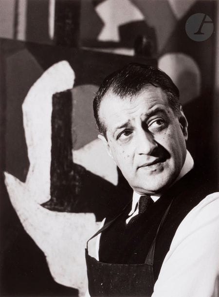 Sabine Weiss (1924) 
Portraits d’artistes, c. 1960. 
Serge Poliakoff. Charles Pillet. Alberto Magnelli. 
Trois (3) épreuves argentiques (c. 1990). Tampon « Sabine Weiss - Photographe » et signature au crayon aux versos. 
40 x 30,5 cm avec marges

Sabine Weiss (1924)
Artists, c. 1960.
Serge Poliakoff. Charles Pillet. Alberto Magnelli.
Three gelatin silver prints (c. 1990). Photographer's stamp and signature in pencil on versos.
40 x 30.5 cm with margins