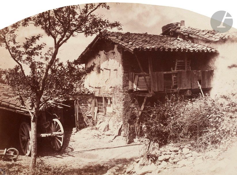 Félix Thiollier (1842-1914) 
Sites de la Loire, c. 1860-1870. 
Près de Saint-Héand. Église de Saint-Héand. À Saint-Héand. 
Quatre (4) épreuves sur papier albuminé, cintrées (2) ou aux coins arrondis (2), contrecollées sur cartons. Légendes à l’encre de la main du photographe sur les montages. 
Formats : de 19,7 x 14,7 à 15 x 20,6 cm 
 
Bibliographie : 
Thomas Galifot, Félix Thiollier Photographies, 2012, pp. 78-79.

Félix Thiollier (1842-1914)
Sites of the Loire, c. 1860-1870.
Pre?s de Saint-He?and. E?glise de Saint- He?and. A? Saint-He?and.
Four albumen prints, mounted on cardboard. Captions written by photographer on mount.
Dimensions : from 19.7 x 14.7 to 15 x 20.6 cm