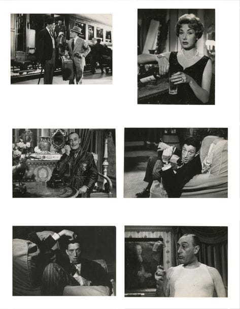 Photographe de plateau
Totò a Parigi de Camillo Mastrocinque, 1958.
Totò. Sylva Koscina. Fernand Gravey.
Cahier in-4 à spirales, composé de 105 épreuves argentiques d'époque, contrecollées sur les feuillets.
Format moyen des épreuves : 9 x 12 cm

Still photographer
Totò a Parigi by Camillo Mastrocinque, 1958.
Totò. Sylva Koscina. Fernand Gravey.
Album, 4to, with spirales, composed of 105 vintage gelatin silver prints, mounted.
Average size : 9 x 12 cm
