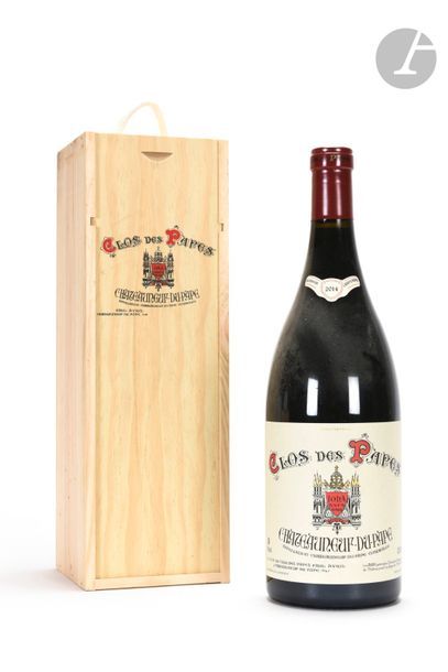 1 JERO CHÂTEAUNEUF DU PAPE Rouge (Caisse bois), Clos des Papes, 2014