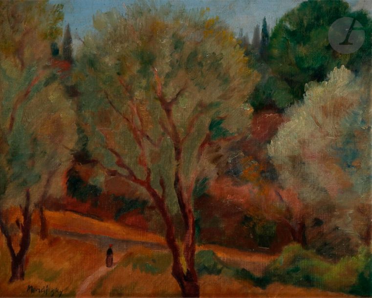 Maurice MENDJISKY (1890-1951)

Paysage provençal animé

Huile sur toile contrecollé sur carton.

Signée en bas à gauche.

33 x 41 cm