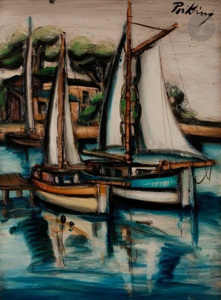 Franz PRIKING (1929-1979)

Les Bateaux

Huile sur toile.

Signée en haut à droite.

81 x 60 cm
