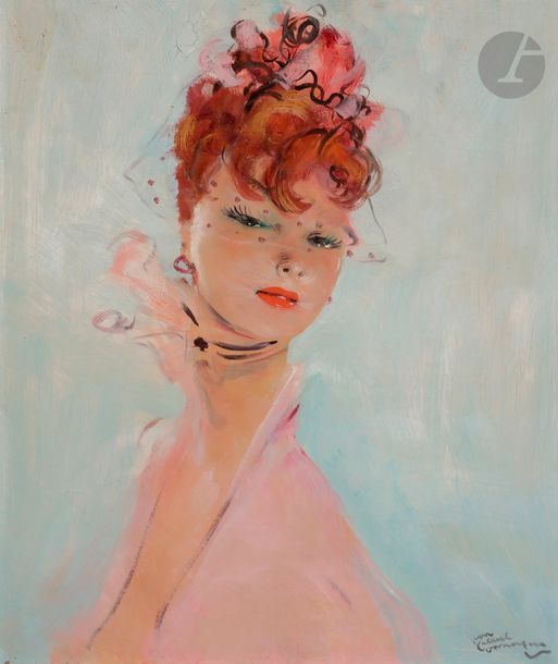 Jean-Gabriel DOMERGUE (1889-1962)

Patricia

Huile sur isorel.

Signée en bas à droite.

55 x 46 cm