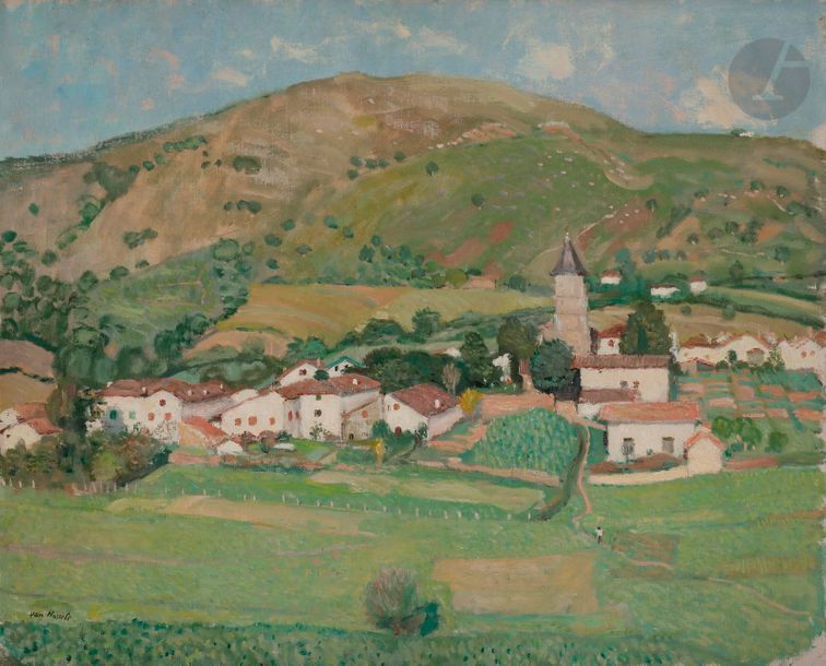 Willem VAN HASSELT (1882-1963)

Paysage à Aizac, 1921

Huile sur toile.

Porte le timbre de l'atelier en bas à gauche.

60 x 73 cm



Provenance : 

Vente de l'atelier, Maître Robert, Paris, 13 mars 1967, n° 44.