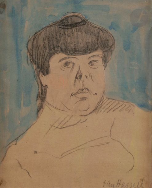 Willem VAN HASSELT (1882-1963)

La Femme de Whitechapel, 1909

Aquarelle et fusain.

Signée en bas à droite.

23 x 18 cm



Provenance : 

Vente de l'atelier, Maître Robert, Paris, 13 mars 1967, n° 6.