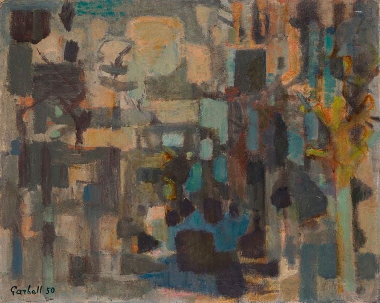 Alexandre Sasha GARBELL [russe] 
(1903-1970)
Paysage, 1950
Huile sur toile.
Signée et datée en bas à gauche.
(Petites usures).
65 x 81 cm