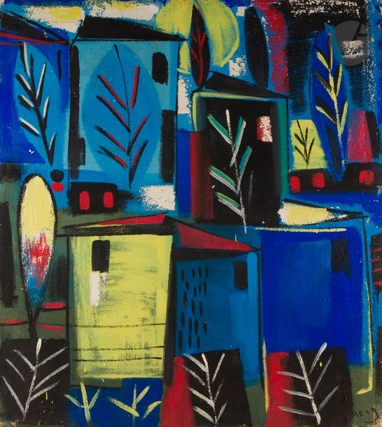 Émile HECQ [belge] (1924-2008)
Paysage
Huile sur toile.
Signée en bas à droite.
120 x 110 cm

Provenance : 
Galerie Raymond Creuze, Paris.