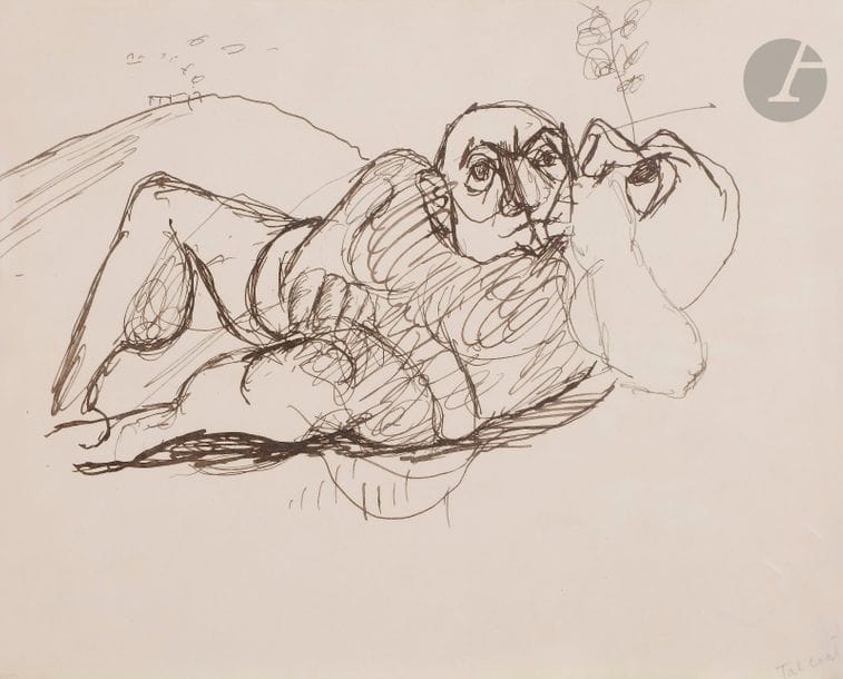 Pierre Jacob dit TAL-COAT (1905-1985)
Le Couple, 1936
Encre.
Signée en bas à droite.
21 x 25 cm

Provenance : 
Vente Maître Loudmer, Paris, 19 octobre 1997, lot n° 184.

Nous remercions Monsieur Xavier Demolon d’avoir confirmé l’authenticité de cette œuvre.