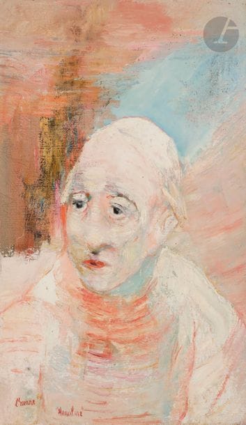 François HEAULME (1927-2005)
L’Avare, 1959
Huile sur toile.
Signée et titrée en bas à gauche.
46 x 27 cm