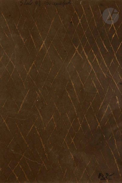Raoul DUFY (1877-1953)
Projet de tissu pour la maison Bianchini-Férier
Technique mixte sur papier.
Porte le timbre de l'atelier en bas à droite.
(Petits plis).
31 x 21 cm