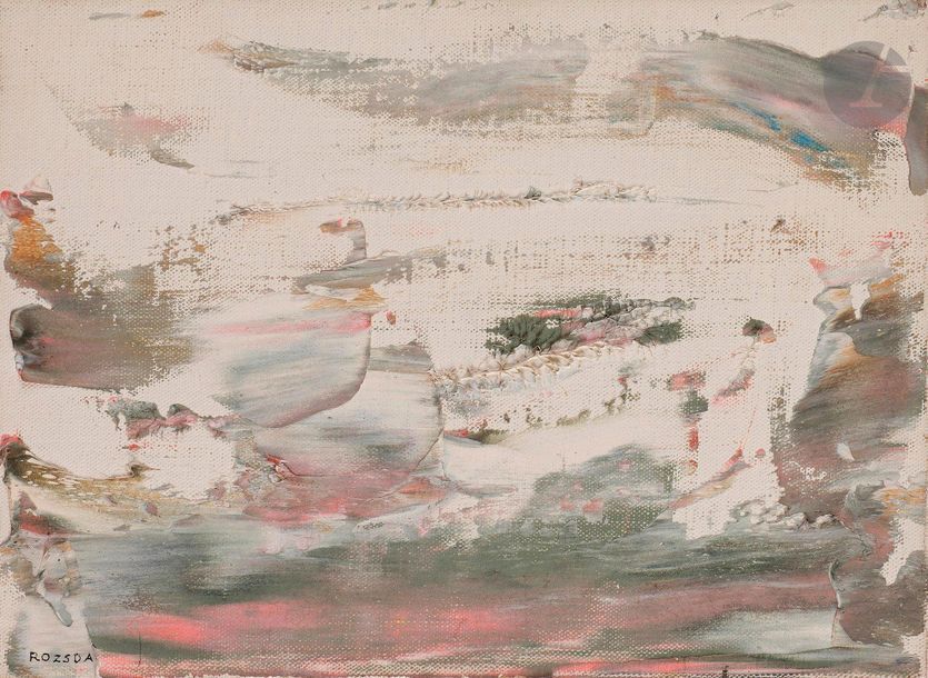 Endre ROZSDA [franco-hongrois] (1913-1999)

Les yeux de la neige, vers 1970

Huile sur toile.

Signée en bas à gauche.

16 x 22 cm



L'oeuvre est enregistrée sous le n°ER-P-330 de l’inventaire Endre Rozsda.