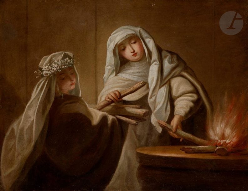 Atelier de Jean RAOUX (1677-1734)

Vestales

Toile.

Sans cadre.

73 x 93 cm

Restaurations anciennes.