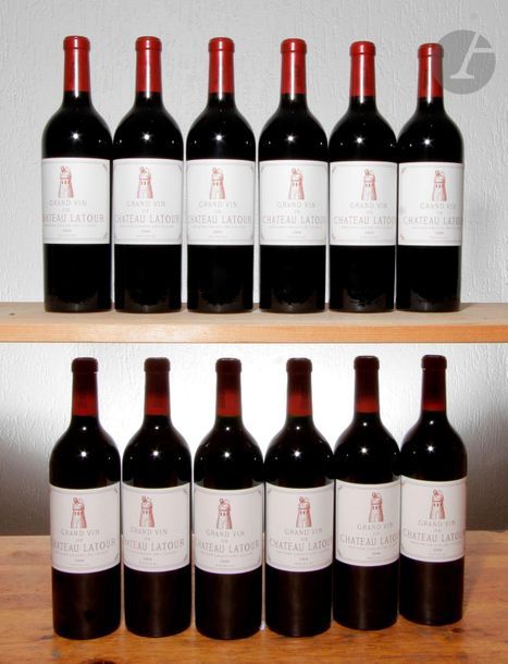 12 B CHÂTEAU LATOUR (Caisse bois d'origine), GCC1 Pauillac, 2004