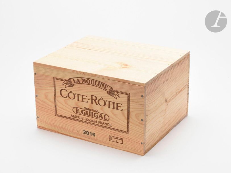 6 B CÔTE RÔTIE LA MOULINE (Caisse Bois d'origine), Guigal, 2016