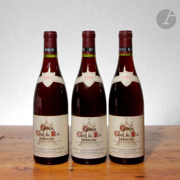 3 B CORTON CLOS DU ROI (Grand cru), Dubreuil-Fonatine, 1993