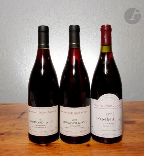 2 B POMMARD LES FREMIERS (1er cru), Jerôme Sorbet, 2002
1 B POMMARD LES VIGNOTS (e.l.s.), Coste-Caumartin, 1997