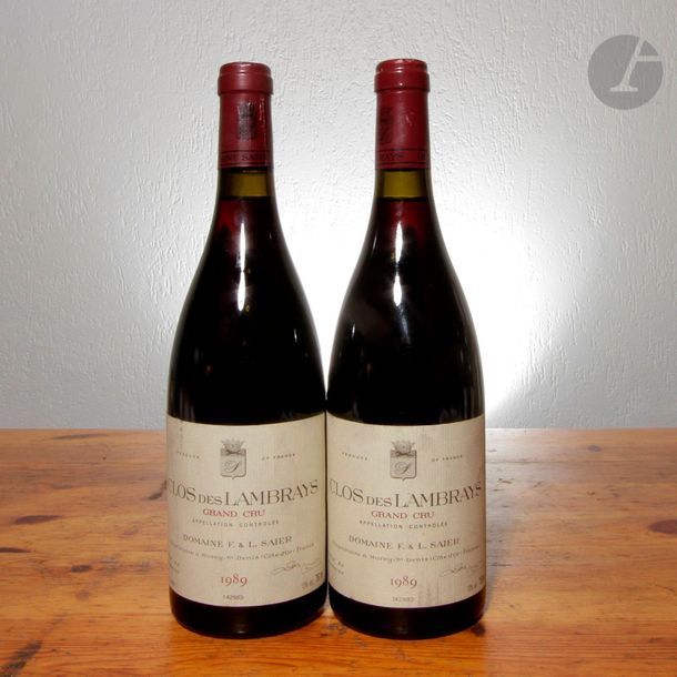 2 B CLOS DES LAMBRAYS (Grand cru) e.t.h. légères, Domaine des Lambrays, 1989